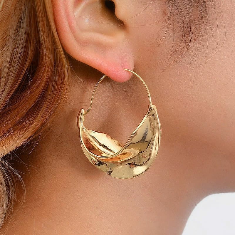 Statement Chunky Hoop Earrings