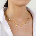 Thunderbolt Charms Necklace – Gold/Silver