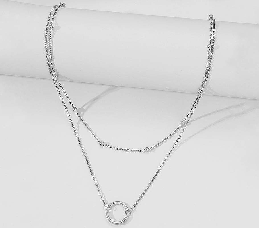 Premium Circle Layered Necklace