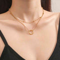 Premium Circle Layered Necklace
