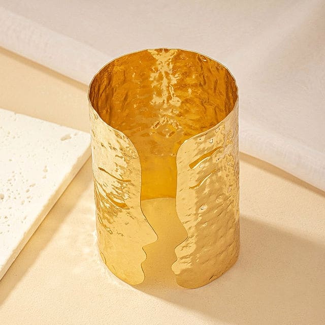 Bracelet – Statement Abstract Face Cuff