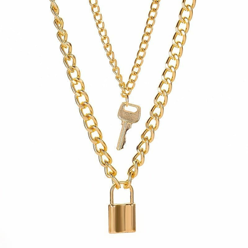 Lock & Key Layered Necklace