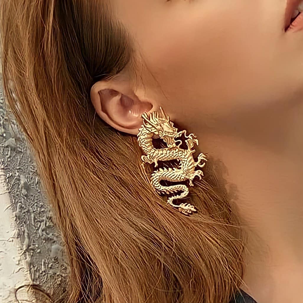 Statement Dragon Earrings