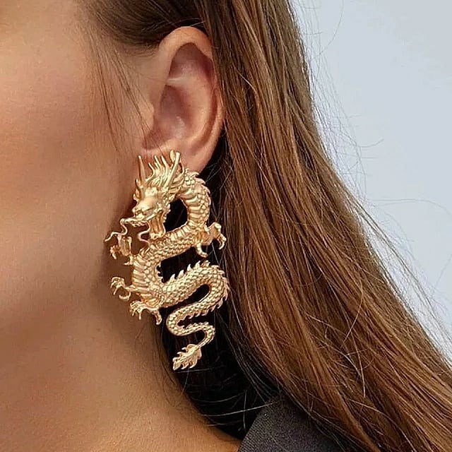 Statement Dragon Earrings