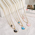 Layered Y2K Yin Yang Necklace