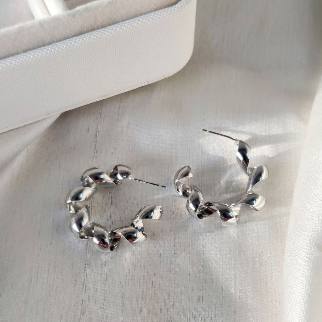 Spiral Hoop Earrings