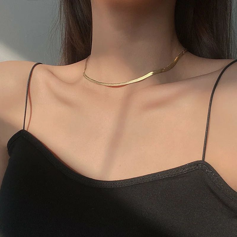 Premium Necklace – Herringbone Chain